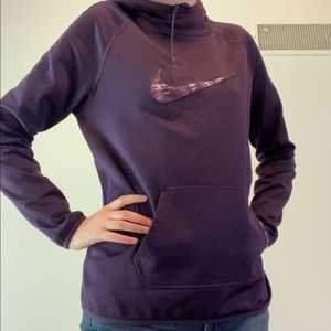 Purple nike hoodie